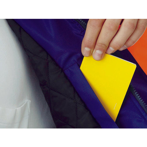 ミドリ安全 高視認性 防水帯電防止防寒コート イエロー 5L