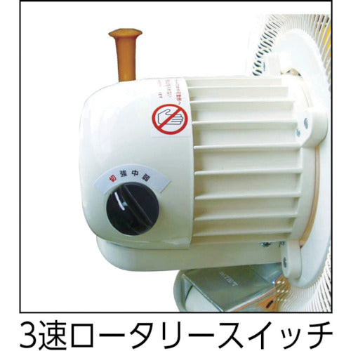 Suiden 工場扇（大型扇風機）スタンド型 樹脂ハネ45cm 単相100V