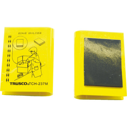 TRUSCO カートンエッジホルダー マグネット付タイプ 4個入セット
