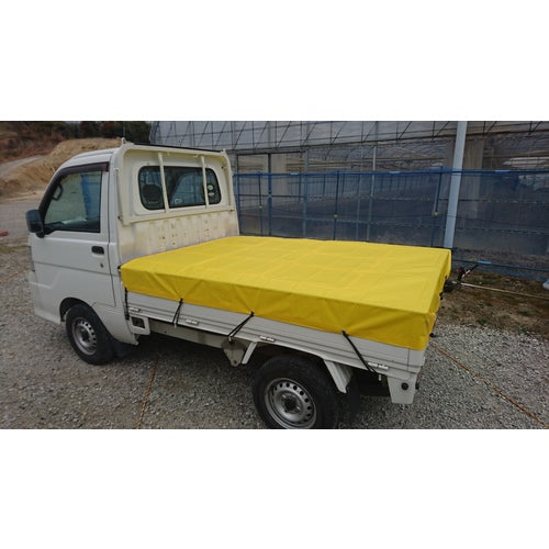 ユタカメイク カラートラックシート 1.8m×2.1m イエロー