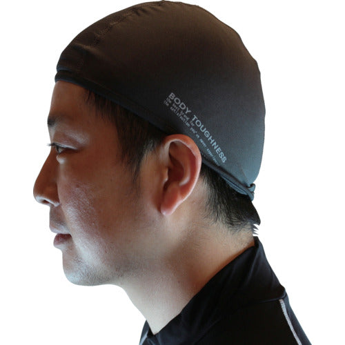 おたふく 冷感 消臭 パワーストレッチヘッドキャップ グレー