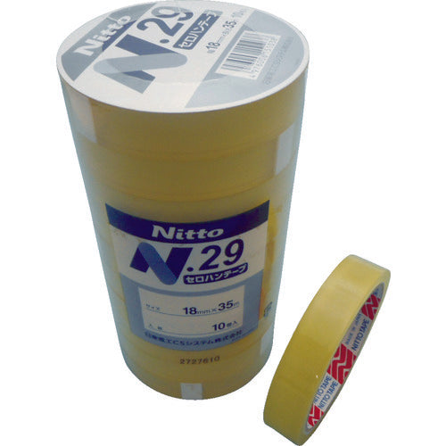 日東電工BM セロハンテープ No.29NEW 15mm×35m（10巻入）