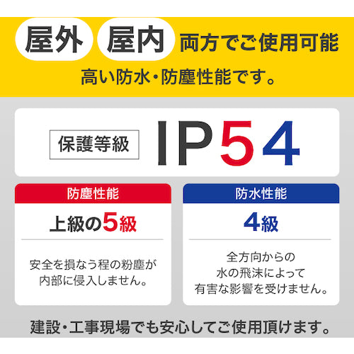 IRIS 521624 PROLEDS クランプ式交換電球型投光器3000lm