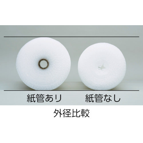 TRUSCO 気泡緩衝材 (紙管レスタイプ) 長さ42m×厚さ4mm