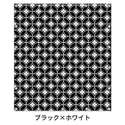 軽トラ用・デザイントラックシート【七宝花柄】（1.9×2.1m/1.73～1.93×1.85m/1.73～1.93×1.69m）