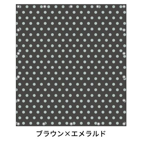 軽トラ用・デザイントラックシート【ドット柄(小)】（1.9×2.1m/1.73～1.93×1.85m/1.73～1.93×1.69m）